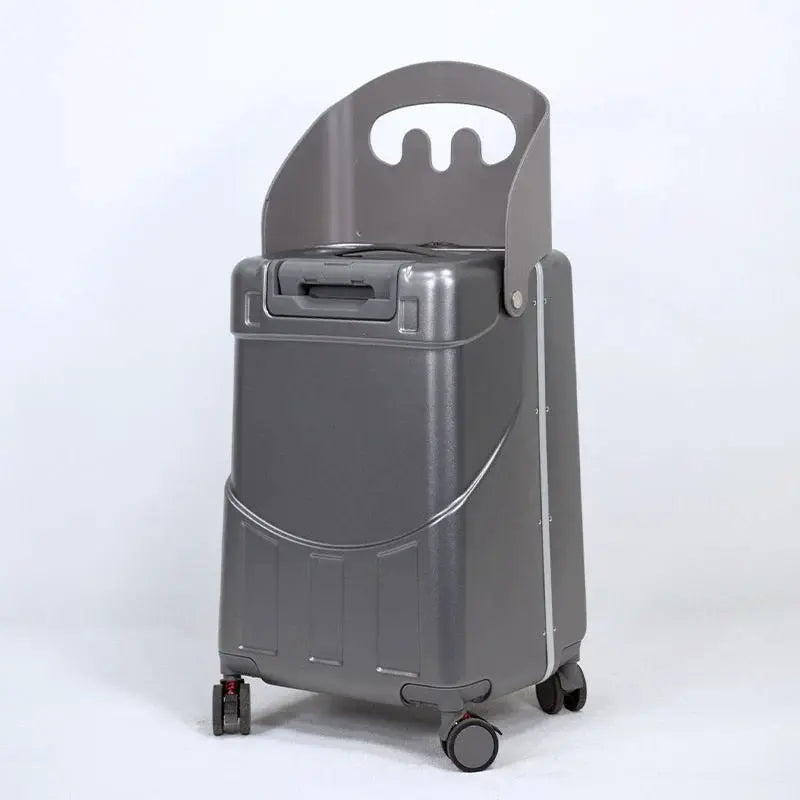 valise siège enfant jaune pour voyage 