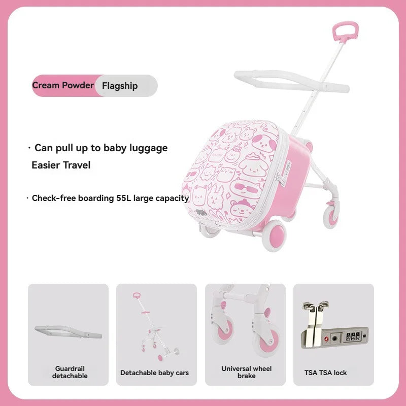 Valise poussette 39x32x60