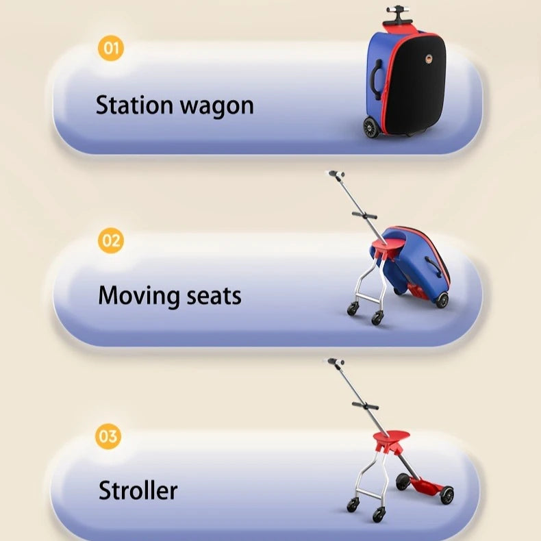 Valise poussette cabine 52x36x23