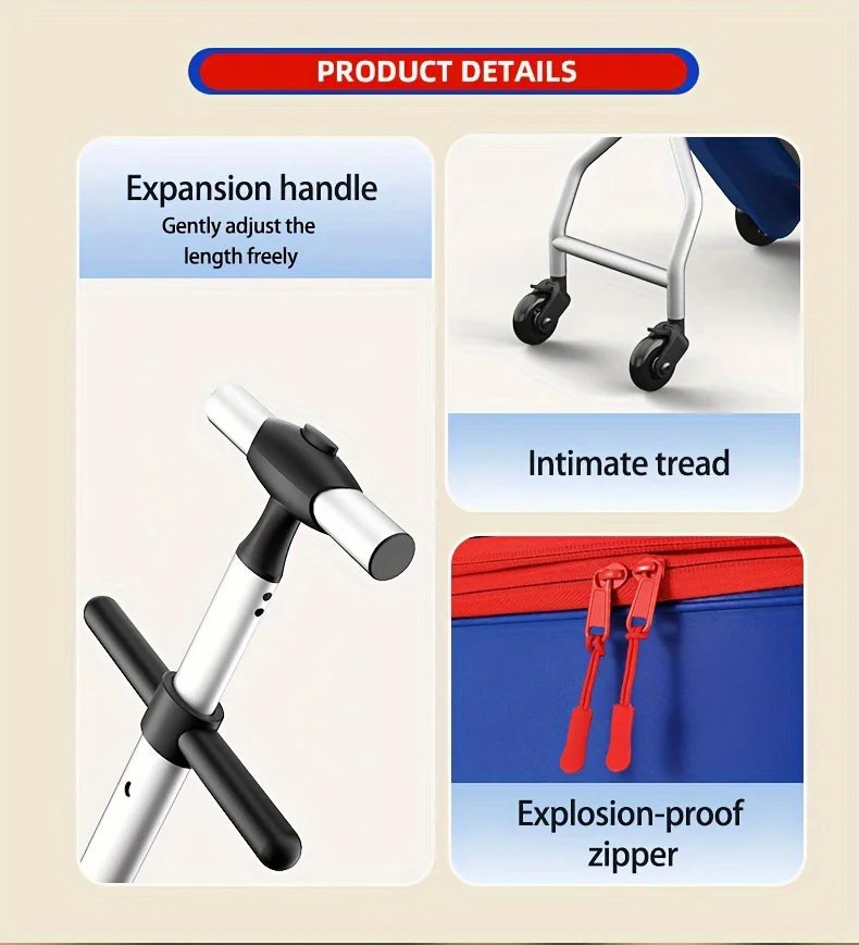 Valise poussette cabine 52x36x23