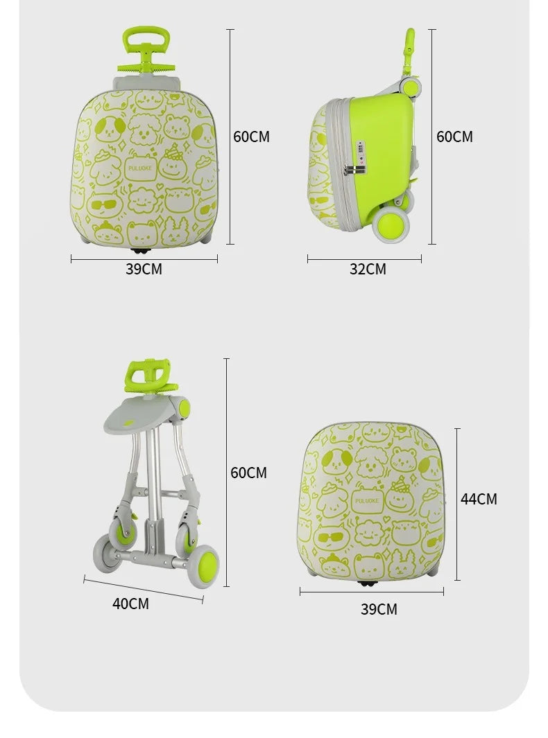Valise poussette 39x32x60