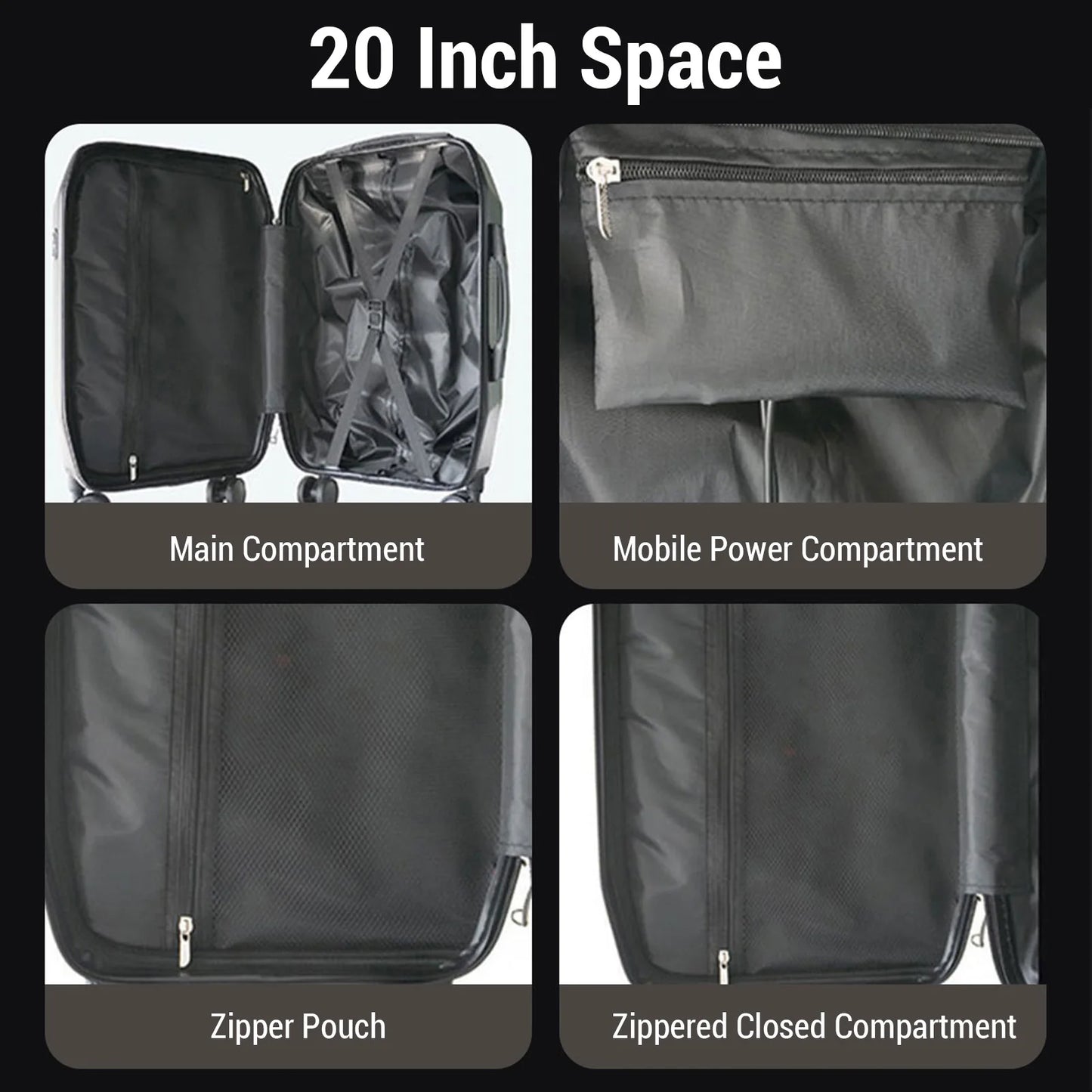 Valise enfant à LED 22,4x14,6x8,7