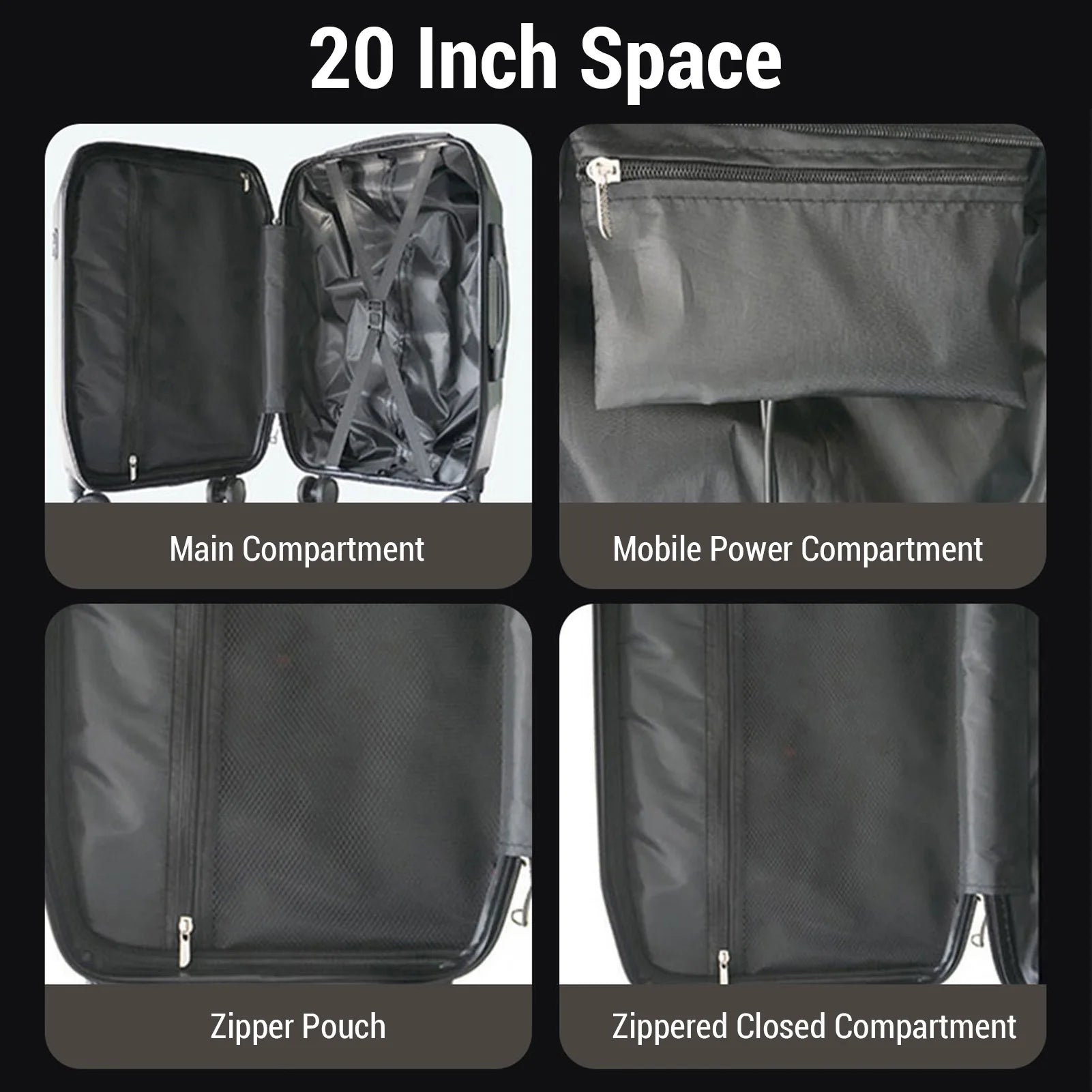 Valise enfant à LED 22,4x14,6x8,7