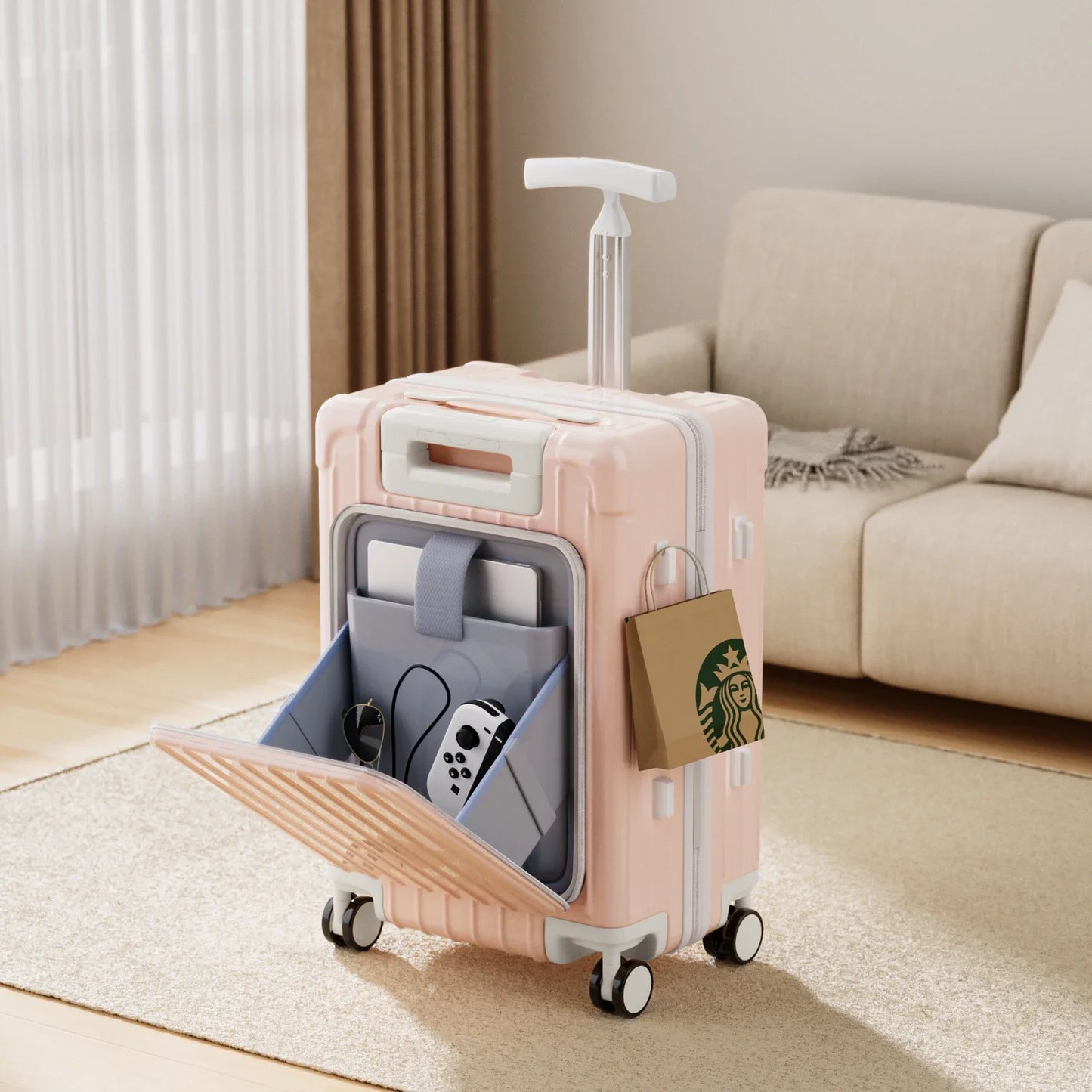 valise-siège-enfant-rose